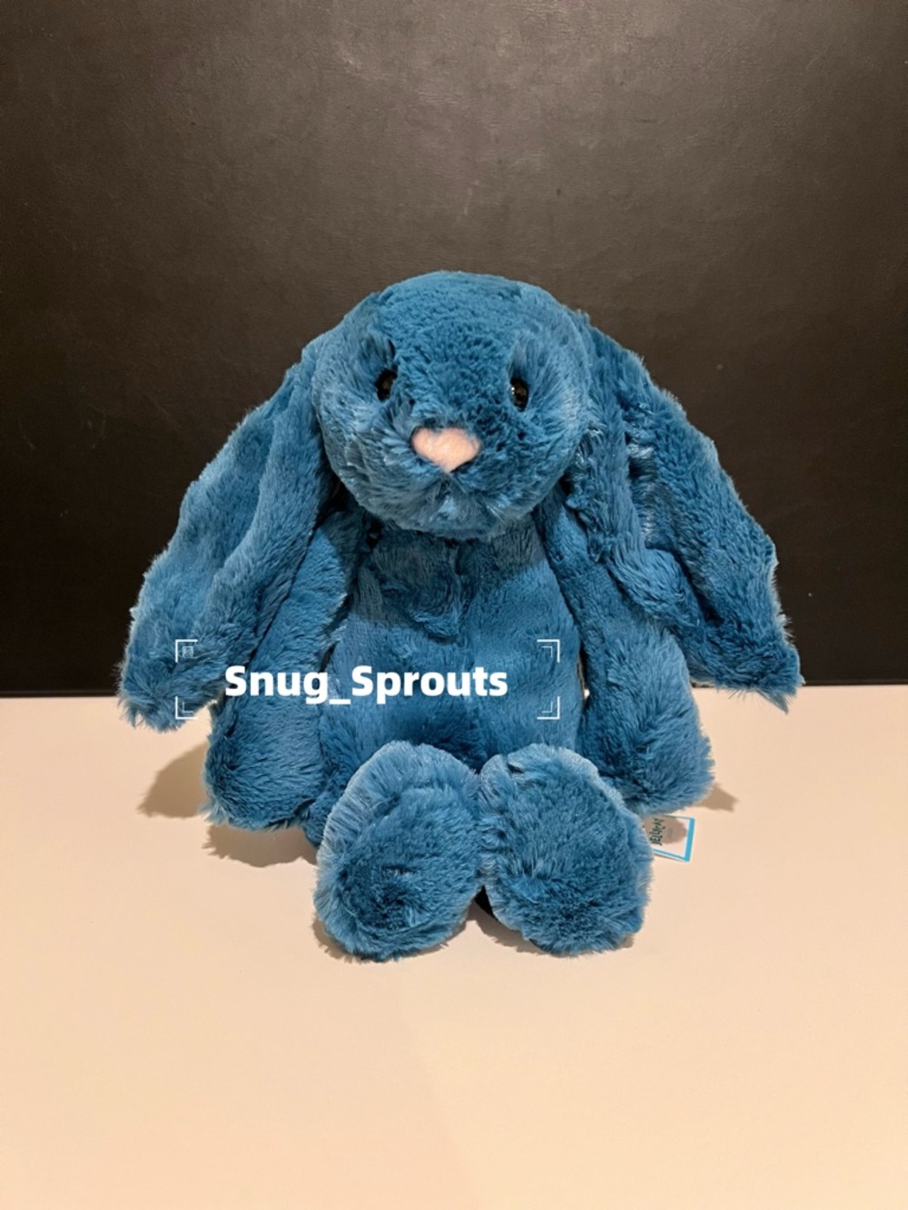 AUTHENTIC‼️ NWT Jellycat medium bashful mineral blue bunny- RETIRED - FAST SHIP